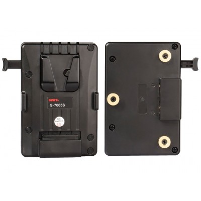 Аккумуляторная площадка SWIT S-7005S переходник с батарей V-Mount на Gold Mount