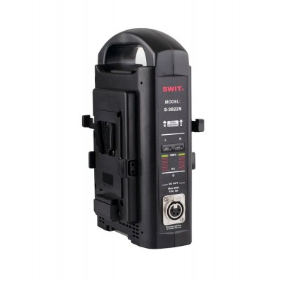 Зарядное устройство SWIT S-3822S 2-канальное для аккумуляторов V-Mount с быстрой зарядкой (3 А)
