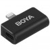 Двухканальная беспроводная микрофонная система BOYA OMIC-D 2,4 ГГЦ разъем Lightning в зарядном кейсе