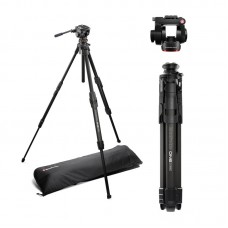 Комплект из алюминиевого штатива Manfrotto MTONEA и головы MVH500XAH