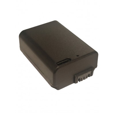 Аккумулятор Fujimi FBTNP-FW50 (1000 mAh) с портом USB-C для камер Sony