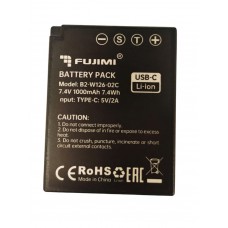 Аккумулятор Fujimi FBTNP-W126 (1000 mAh) с портом USB-C для камер Fujimi