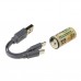 Аккумулятор GreenBean WoodCell CR123A зарядка USB-C (набор 2 шт.)