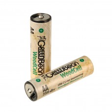 Аккумулятор GreenBean WoodCell AA зарядка USB-C (набор 4 шт.)