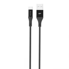 Кабель Silicon Power microUSB-USB Нейлон Black 1м (SP1M0ASYLK30AB1K)