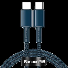 Кабель Baseus High Density Braided Type-C 100W 1м Синий